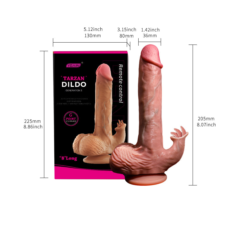 Dildo Tarzan YEAIN Mount Taishan Lưỡi Liếm G