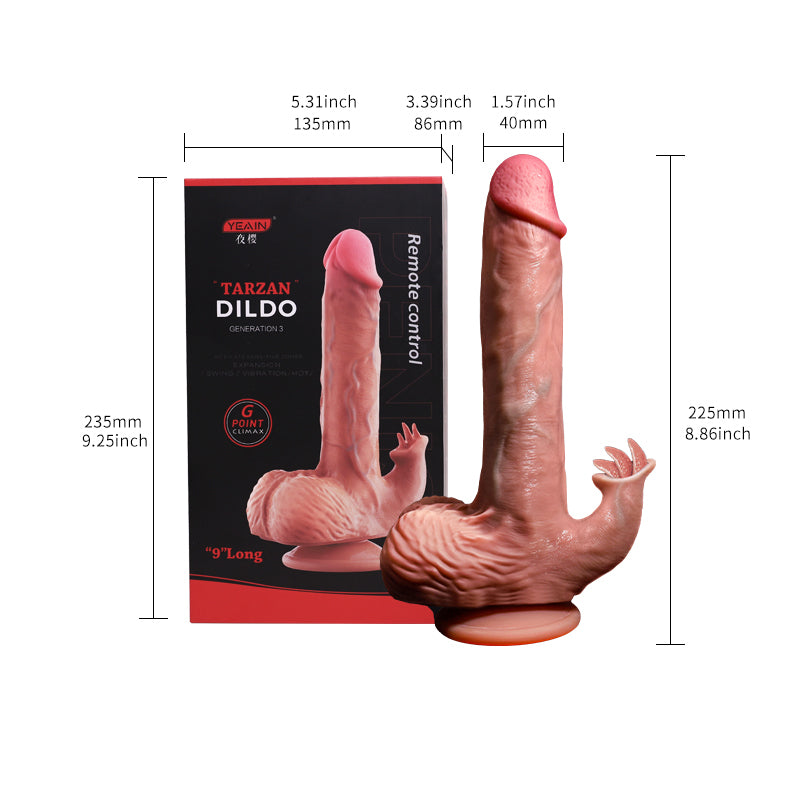 Dildo Tarzan YEAIN Mount Taishan Lưỡi Liếm G Siêu Kích Thích