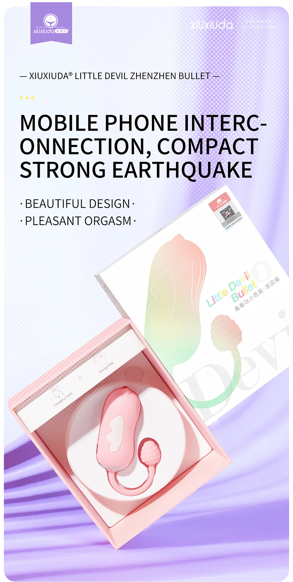 XIUXIUDA Zhen Zhen Bullet Rung Không Dây Da Sướng