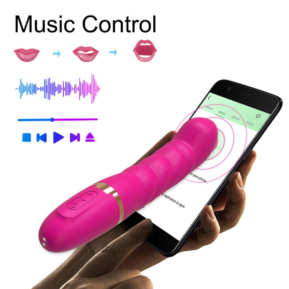 B-614 NBQ vibro G-spot app xa kích thích nữ điên đảo