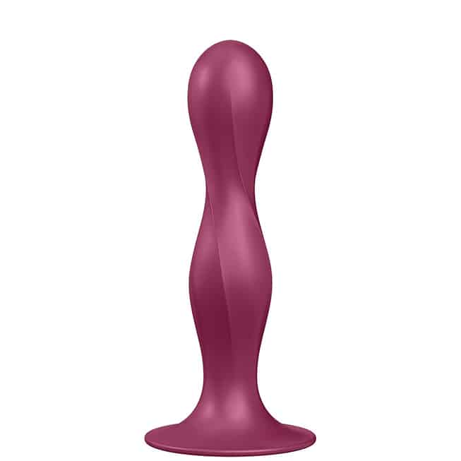 Satisfyer Double Ball-R Dildo Đậm Đỏ Siêu Cân Bằng
