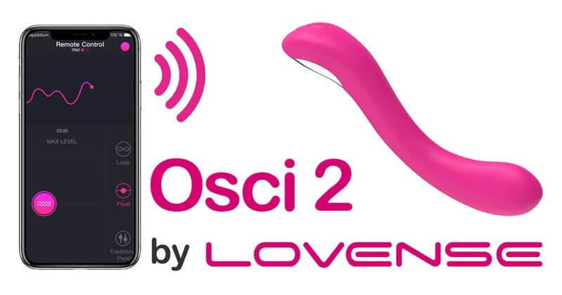 Lovense Osci 2 Rung G-Spot App Điều Khiển Đặc Biệt