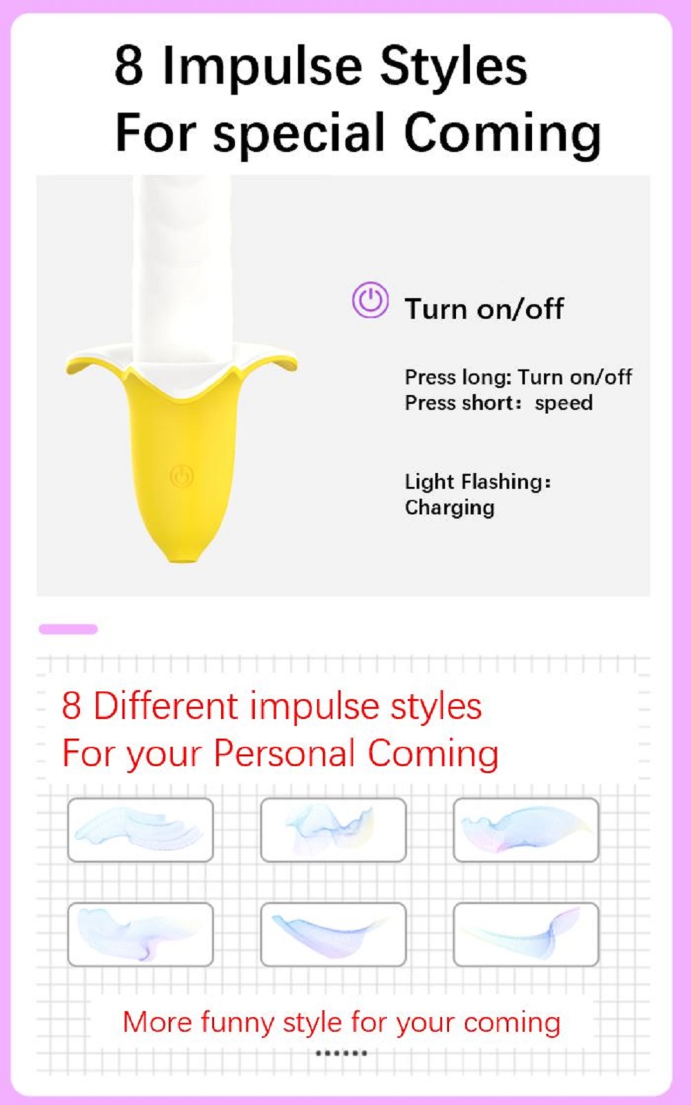 YY Horse Banana G-Spot Rung 360 Tự Động