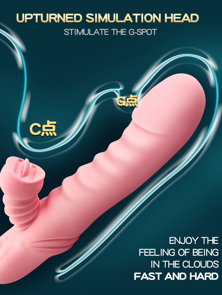 Jiuy Rabbit G-Spot Vibrator Đa Tầng Orgasm Mạnh Mẽ