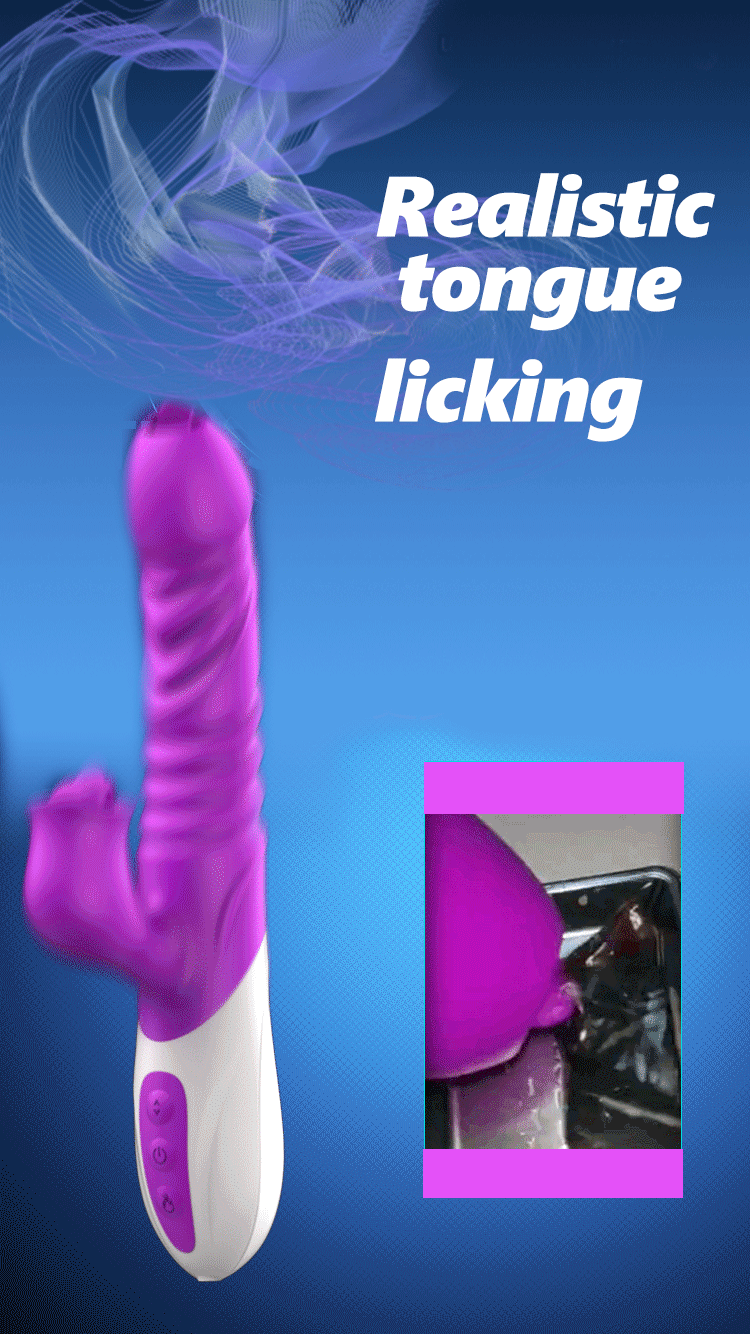 JIUUY Lưỡi Liếm Rung Âm Đạo Đa Tầng Xuất Huyết Nóng