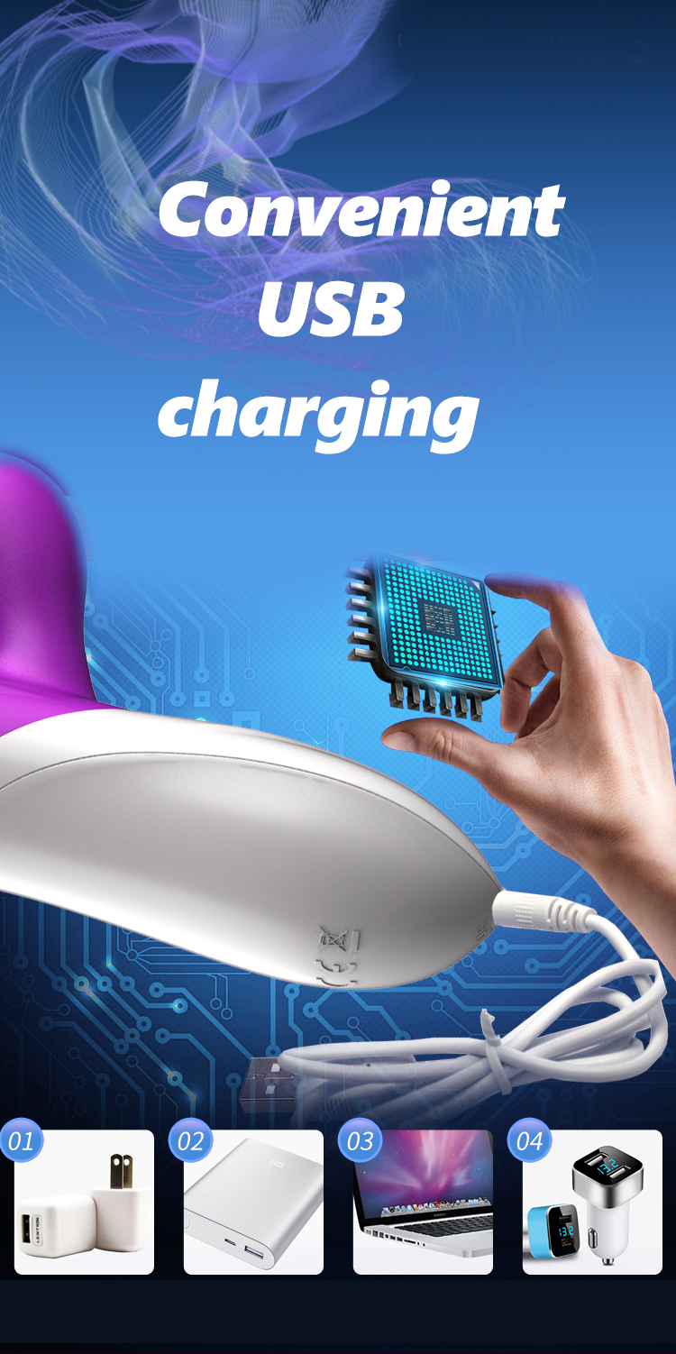 JIUUY Lưỡi Liếm Rung Âm Đạo Đa Tầng Xuất Huyết Nóng