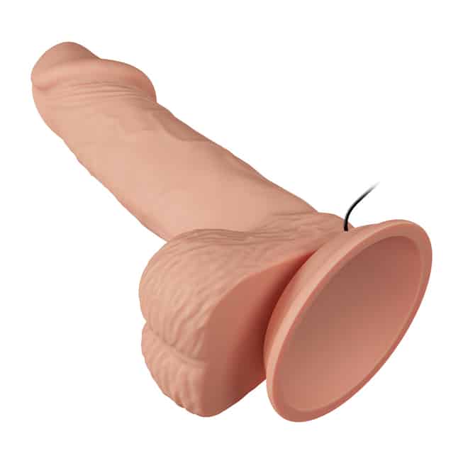 Baile Zebulon dildo da động rung 19.4cm tự nhiên