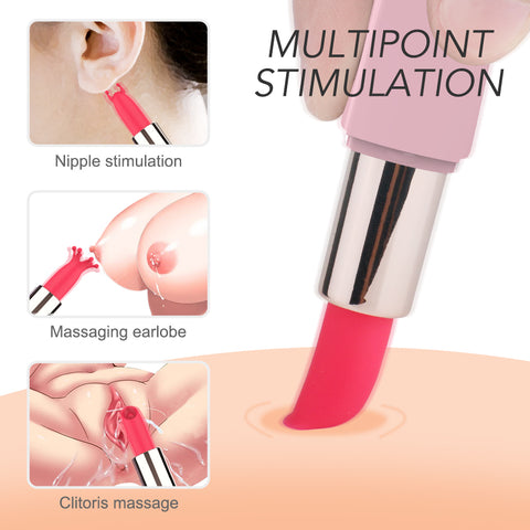 Lipstick Bullet Vibe G-Spot 9 Rung Son Môi Tinh Tế