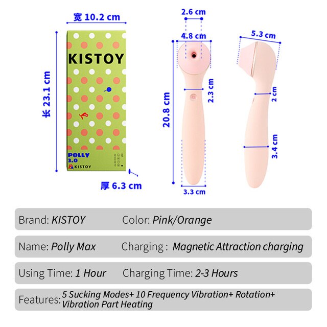 Polly Max 3.0 Kisstoy Hút Rung Quay Đỉnh Cao Nữ