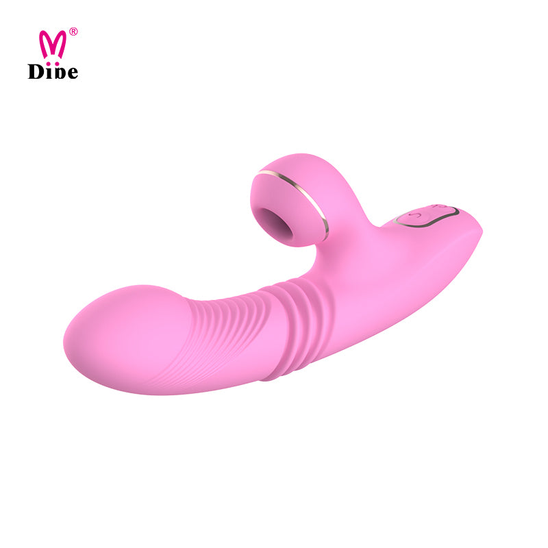 Dildo Olivia Dibe Hút Giãn G-Spot Nóng Rung