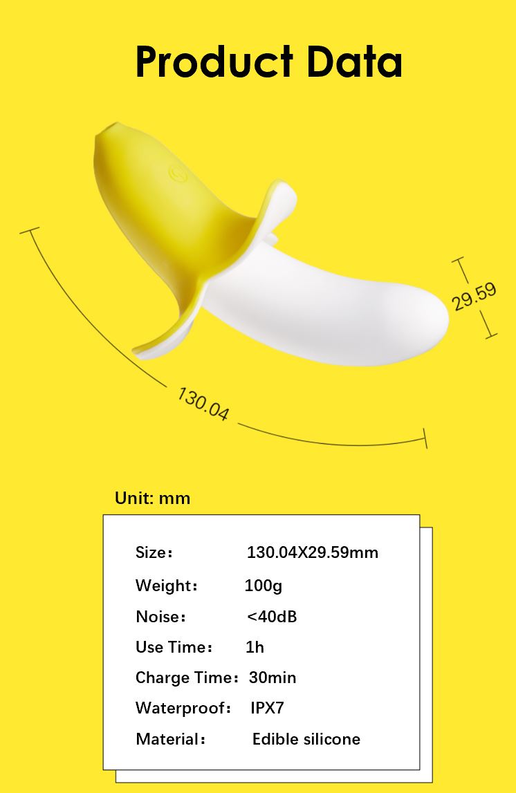 YY Banana Mini G-Spot Vib Dễ Thương Rung Khủng