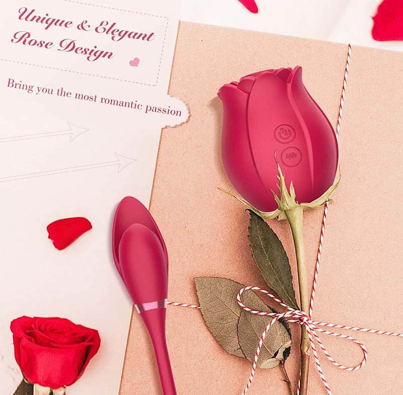 Honeysx Rose Egg 3in1 Rung Hút Đa Năng Thú Vị Siêu Sướng