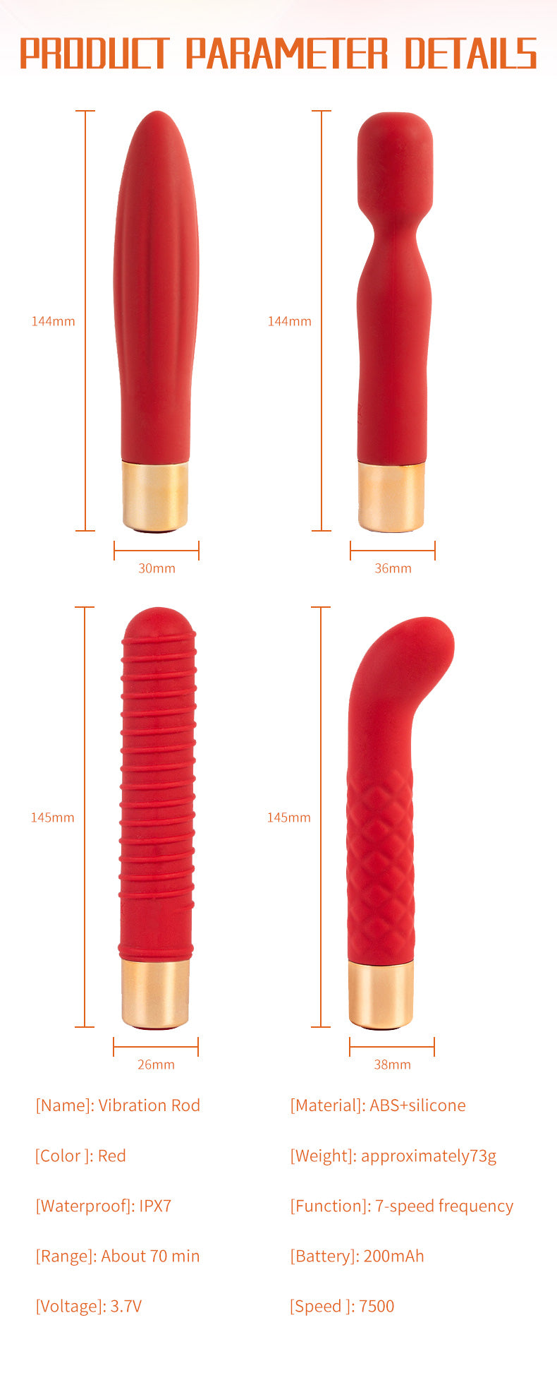 Que rung Touch Girl 7 tần số mini mạnh mẽ bí mật thăng hoa