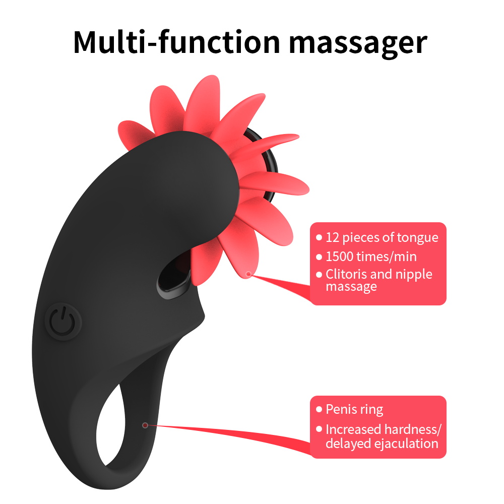 OTOUCH Tongue Licking Ring Nhẫn Liếm Rung Oral Siêu Thật