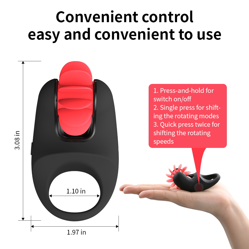 OTOUCH Tongue Licking Ring Nhẫn Liếm Rung Oral Siêu Thật