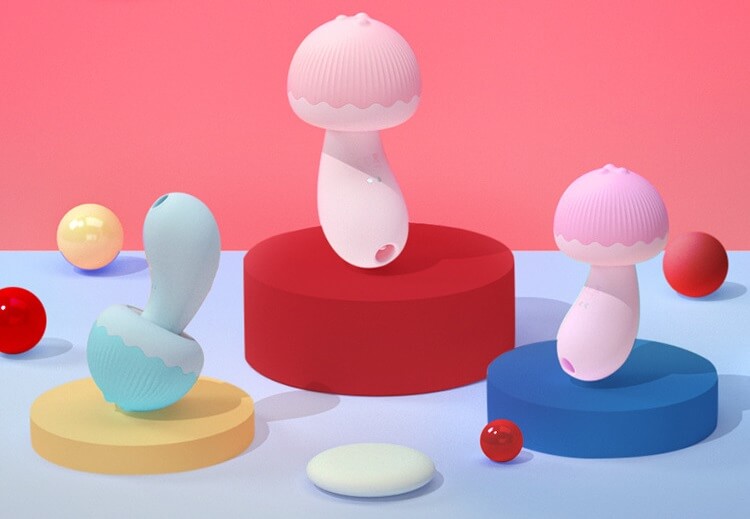 Leten Pick Fun Nấm 3in1 Liếm Hút Rung Khoái Lạc