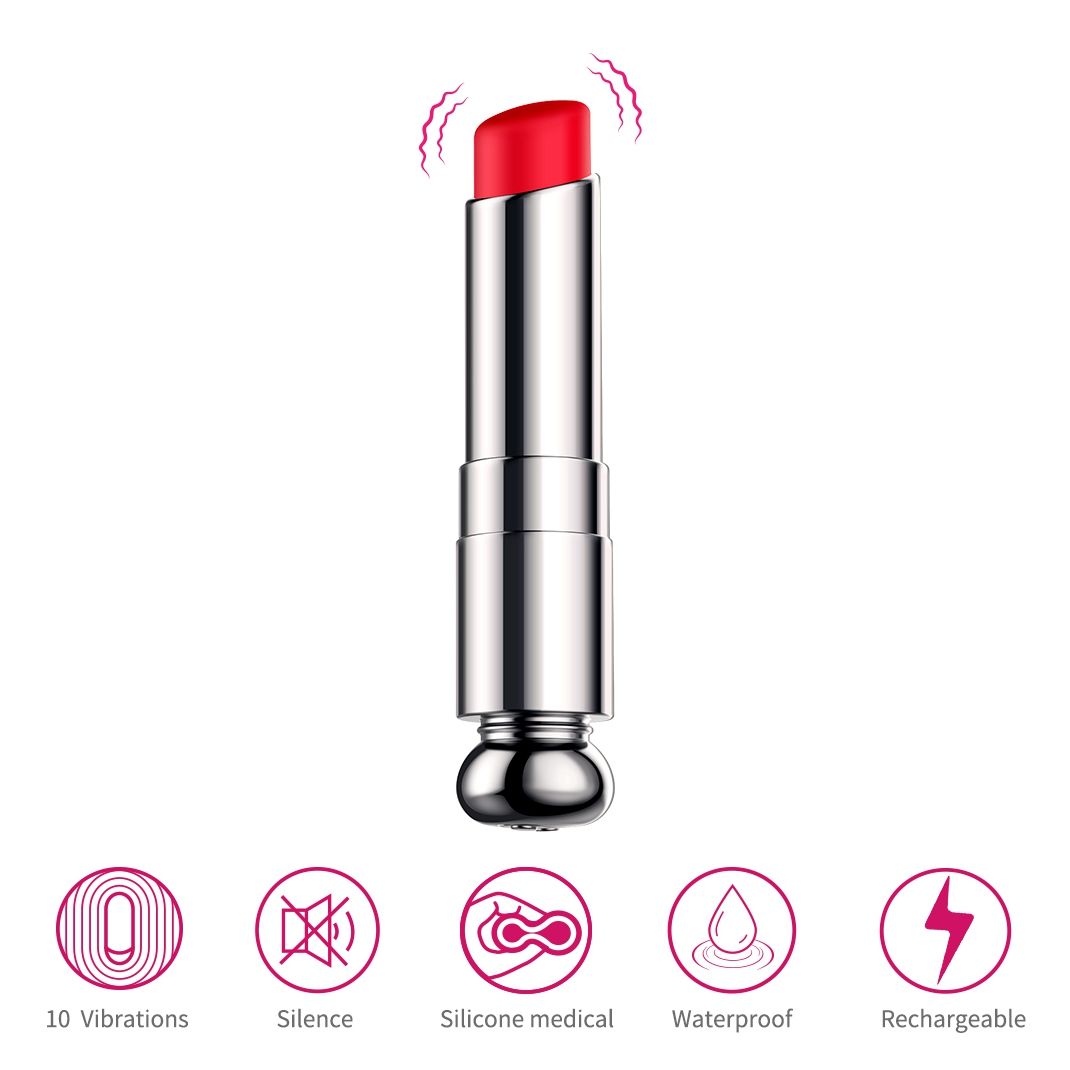 Omysky Lipstick Bullet Rung Âm Hạch Mạnh Người Mới
