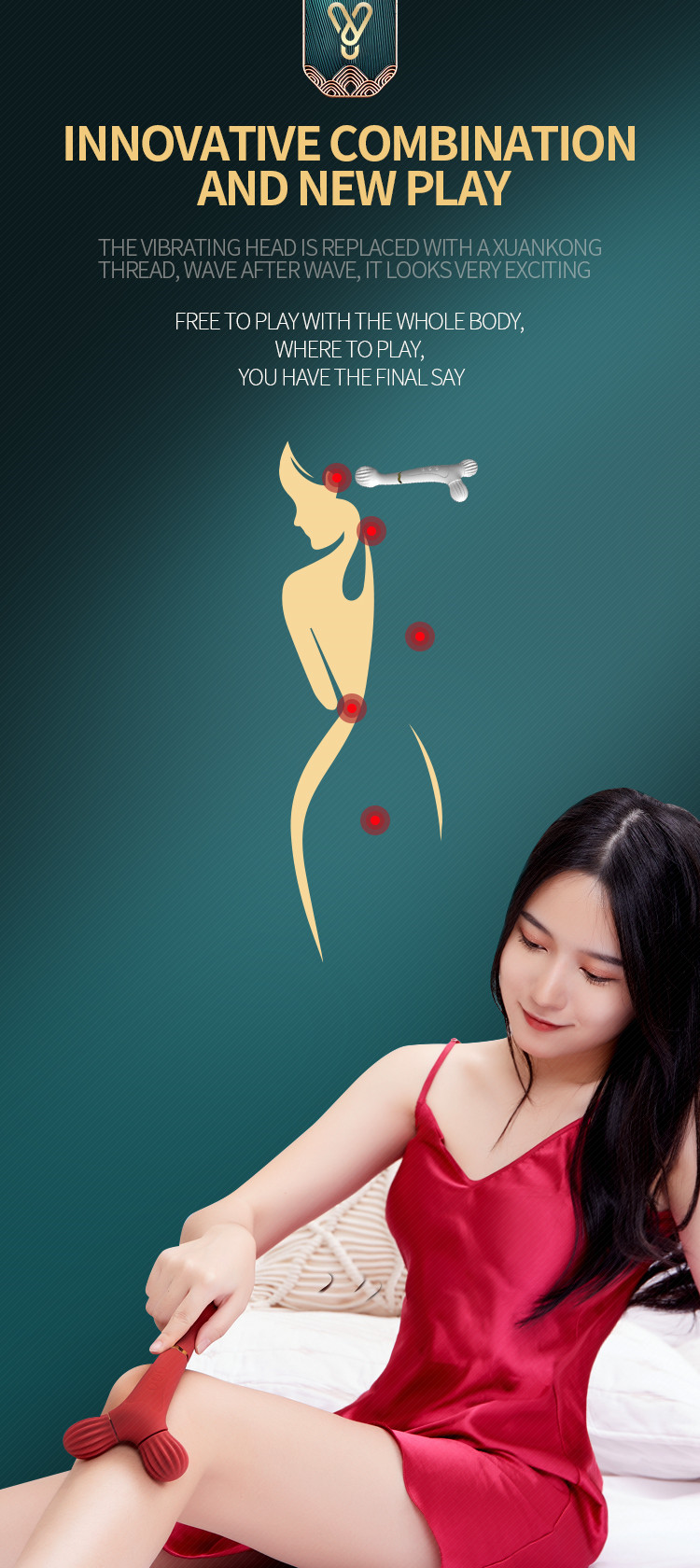 YY Horse Double Head Vibro Massager Đa Năng Thăng Hoa