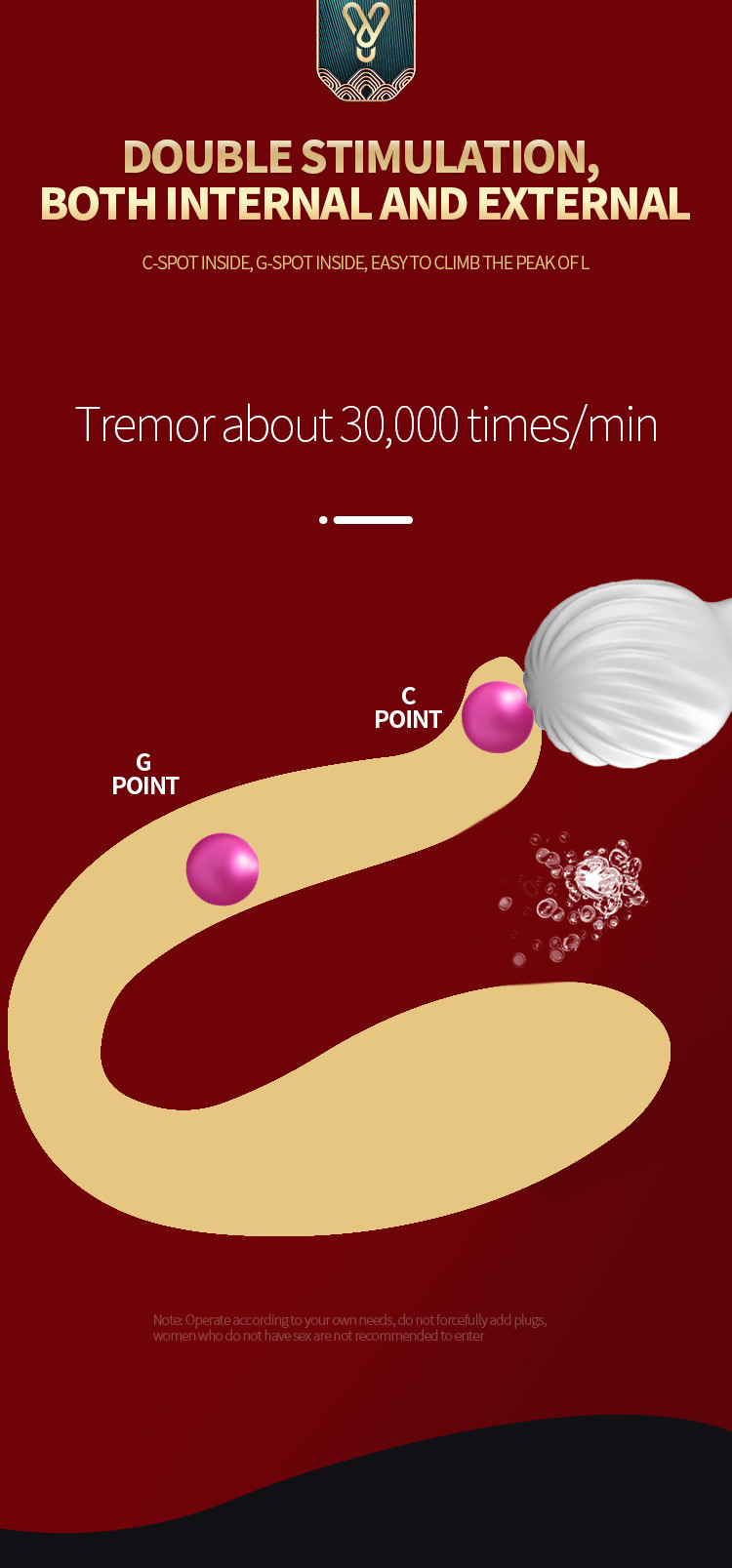 YY Horse Double Head Vibro Massager Đa Năng Thăng Hoa