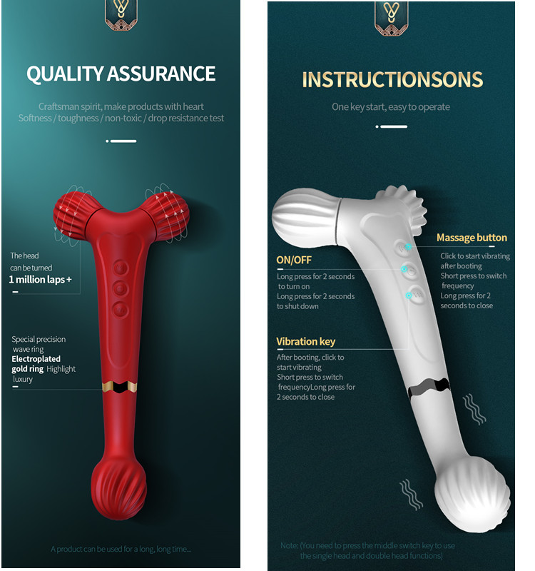 YY Horse Double Head Vibro Massager Đa Năng Thăng Hoa