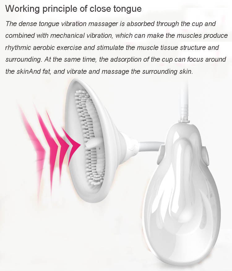 Pretty Love Sweet Tongue Rung Ngực Đa Điểm Thư Giãn