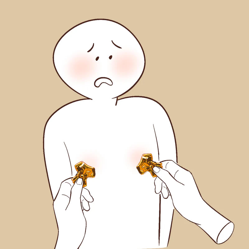 UPKO Bowknot Nipple Clamps Kẹp Vú Kích Thích[sexshopik]​