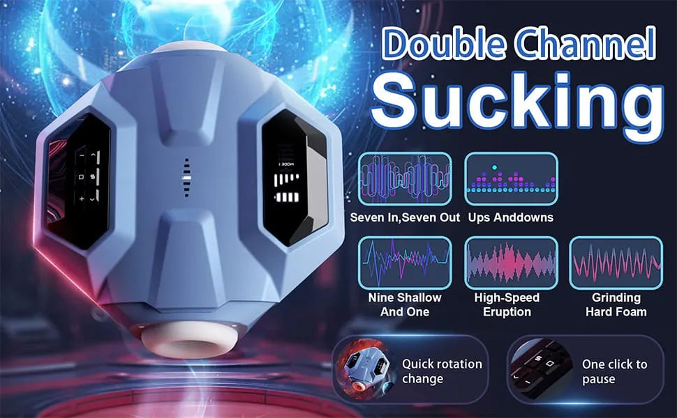 Svakom Hunter X Dual Sucking Heated Nam