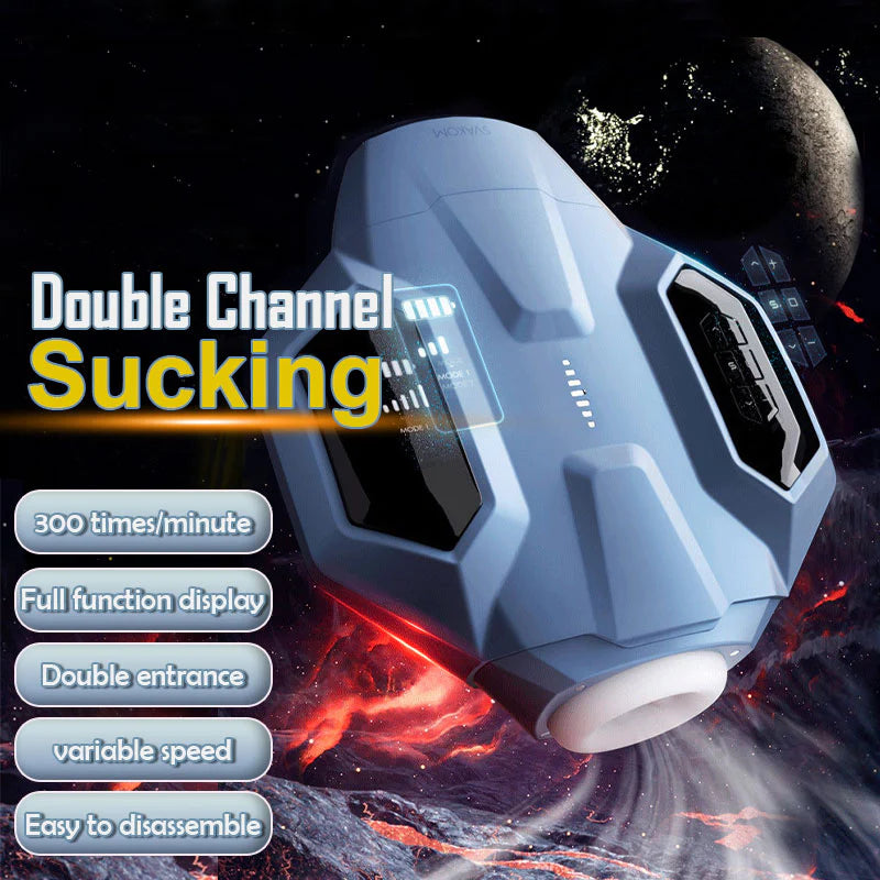 Svakom Hunter X Dual Masturbator Heated Sucking