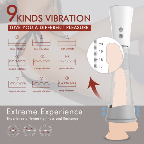 SHD S090 MAX Pump Masturbator Vacuum 2in1 Nam Giới