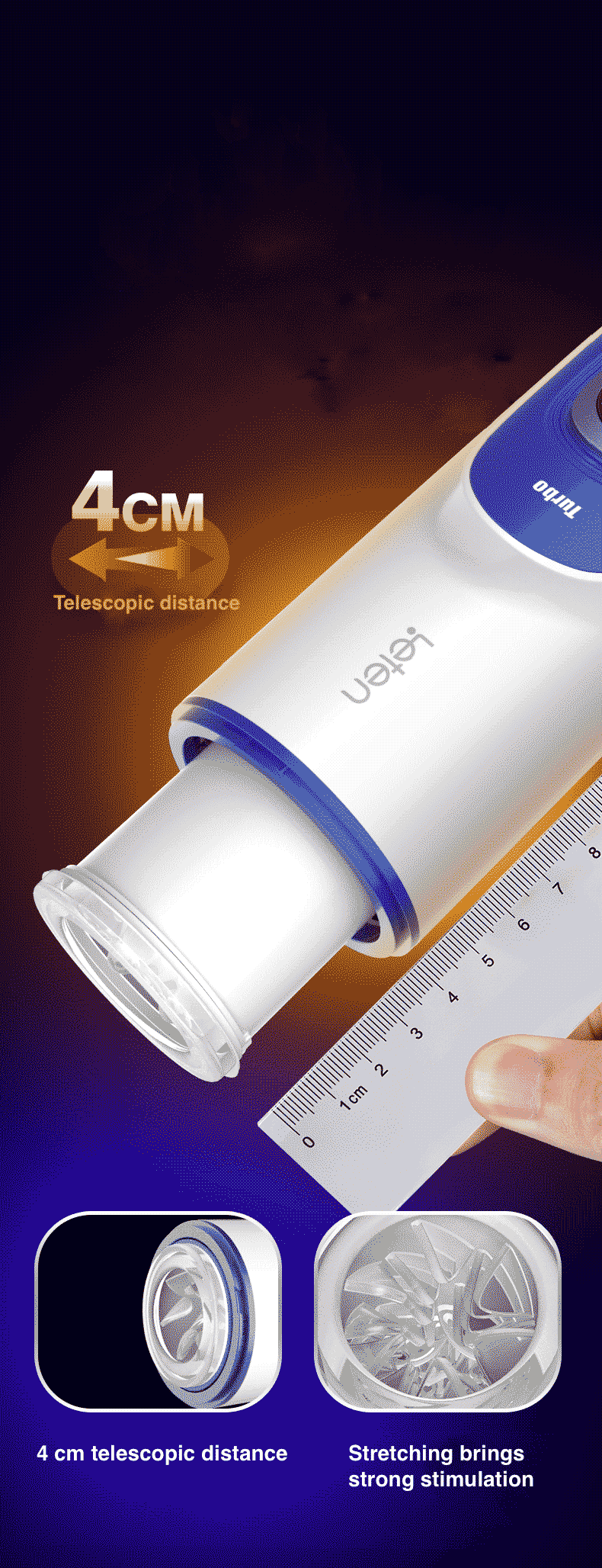 Cốc Thủ Dâm Leten Súng Co Giãn 39° Nóng Bỏng Thỏa Mãn Siêu Thật