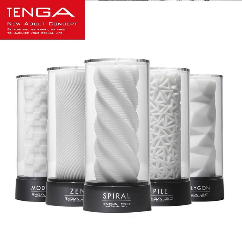 TENGA 3D Spiral onahole Nhật kháng khuẩn xoắn ốc