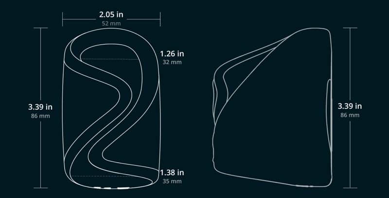 Lovense Gush Rung Đầu Dương Vật Handsfree APP Linh Hoạt