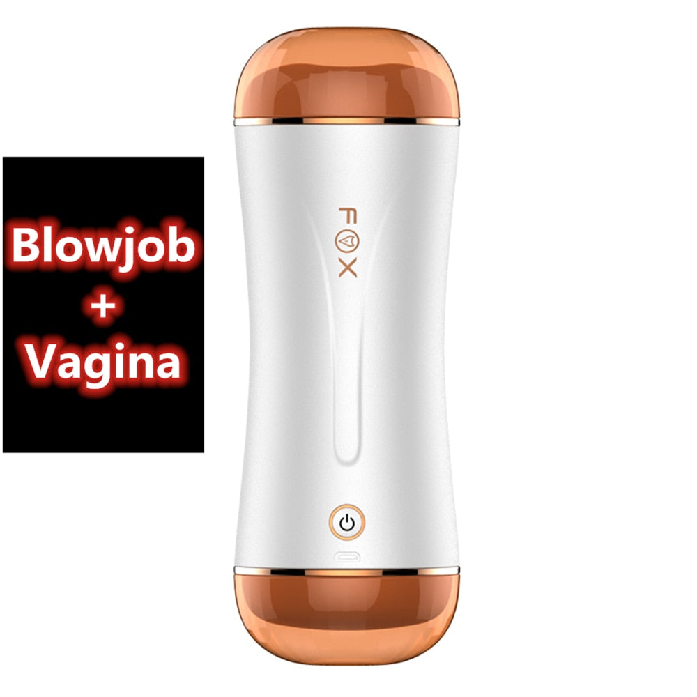 Fox Blowjob Masturbator Bú Siết Đôi Chế Độ Oral