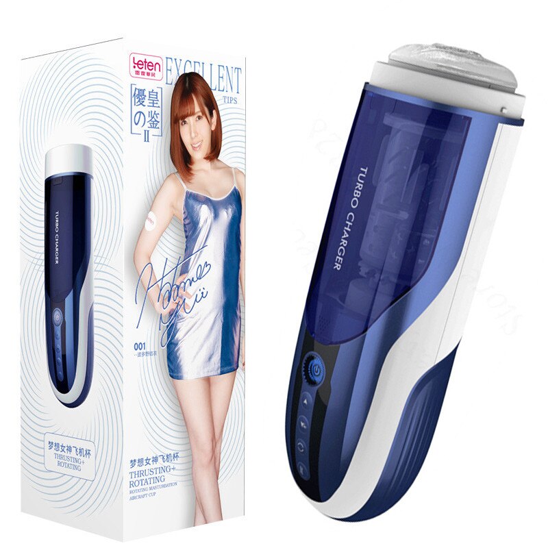 Leten Quay Co Giãn 4D Âm Đạo tự động nam sướng
