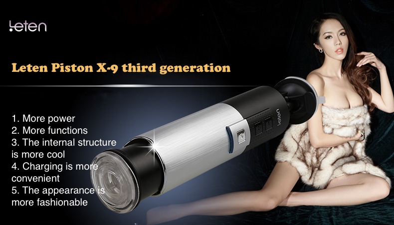 Leten X-9 cốc lắc penis 10 tần tập luyện mạnh mẽ sướng