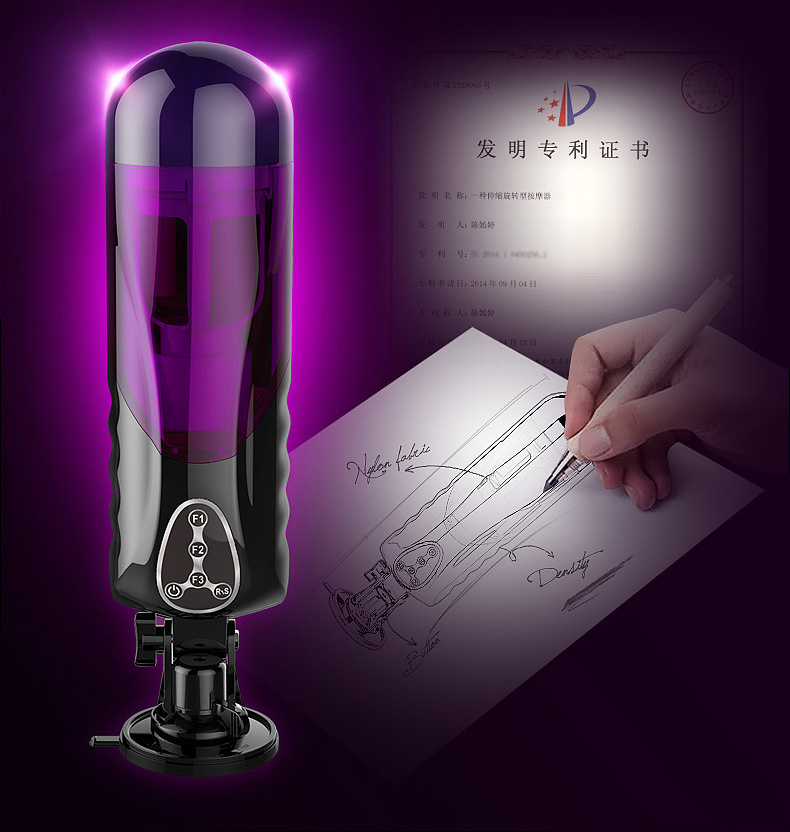 Easy.love cup tự động telescopic quay sướng điên