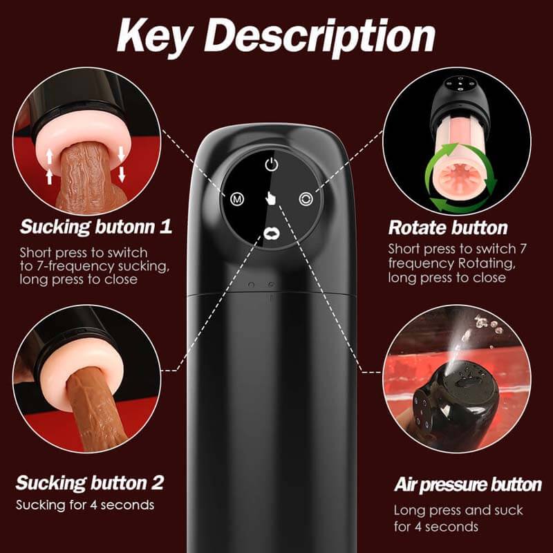 Aierle Masturbator Shower Thrust Rotate Nam Siêu Thực