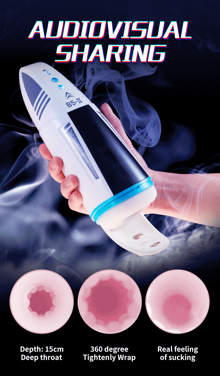 MR B5 Masturbator Liếm Hút Giật Rung 10 Mode Đỉnh