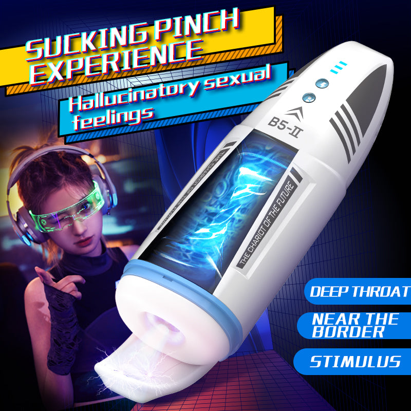 MR B5 Masturbator Liếm Hút Giật Rung 10 Mode Đỉnh