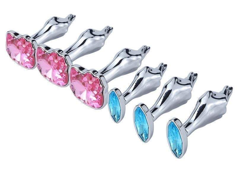 MT Gem Anal Plug Hồng Metal S Lấp Lánh Sang Trọng