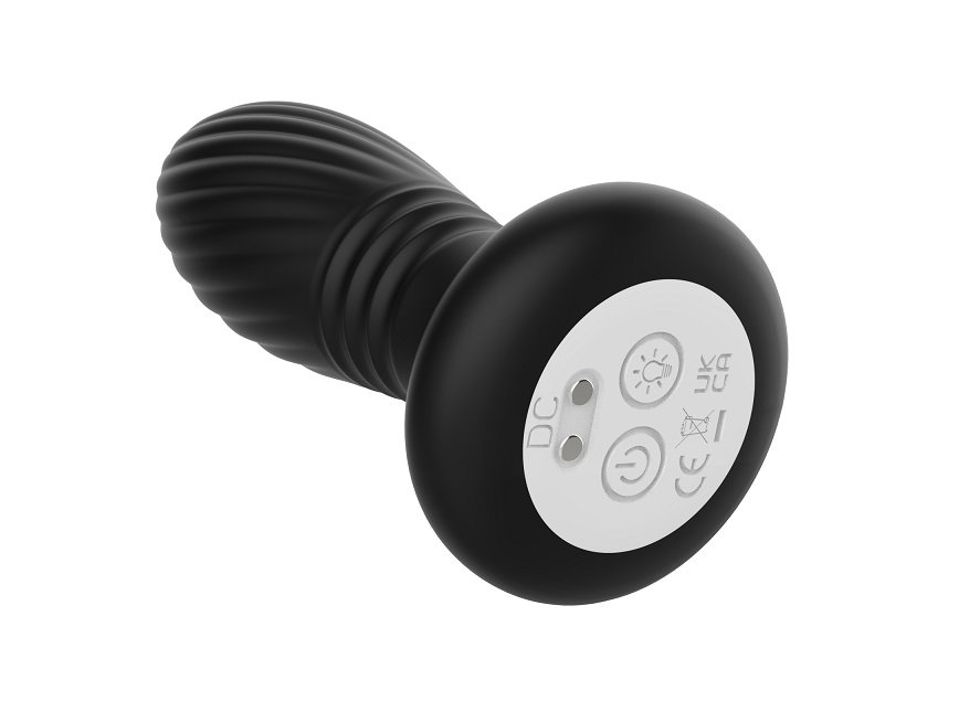Plug Rung Đít Secwell Libido Đen 11.9cm Thúc Libido Mạnh