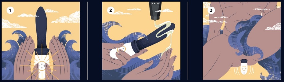 Lelo Billy 2 Đen Massage Tiền Liệt Siêu Mạnh