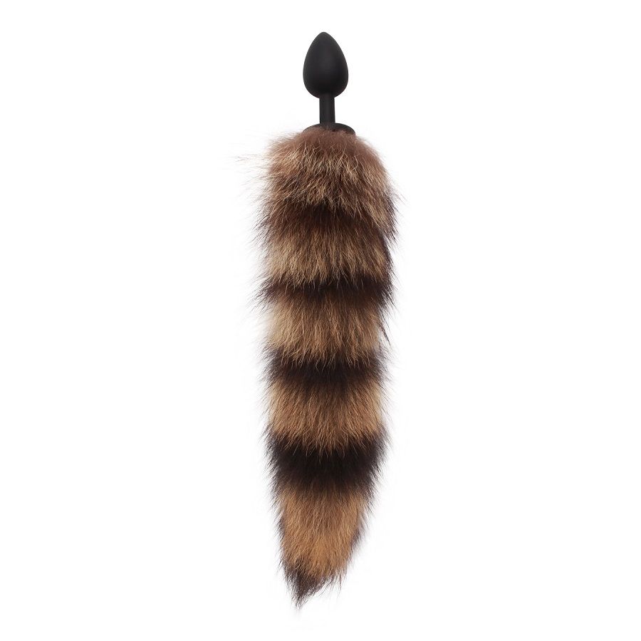 Chisa Foxy Đuôi Cáo Anal Plug Nâu 34cm 