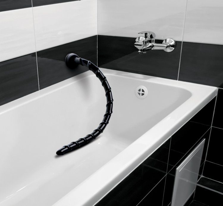 Hosed Ống Xoáy Đen 18" 1" Siêu Dài Lên Đỉnh Cực Đã