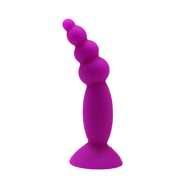 FAAK plug hậu chuỗi mini tím 2.1cm silicone