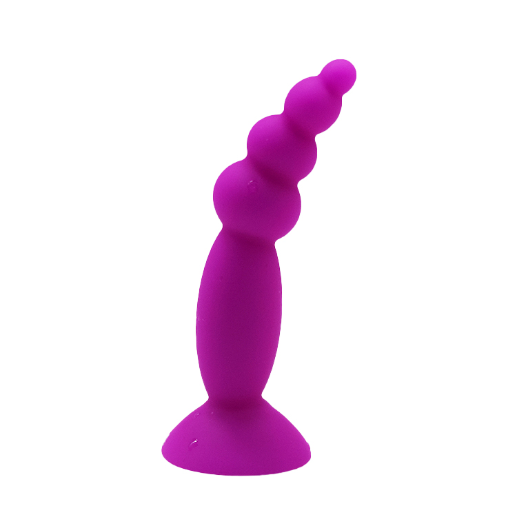 FAAK plug hậu chuỗi mini tím 2.1cm silicone