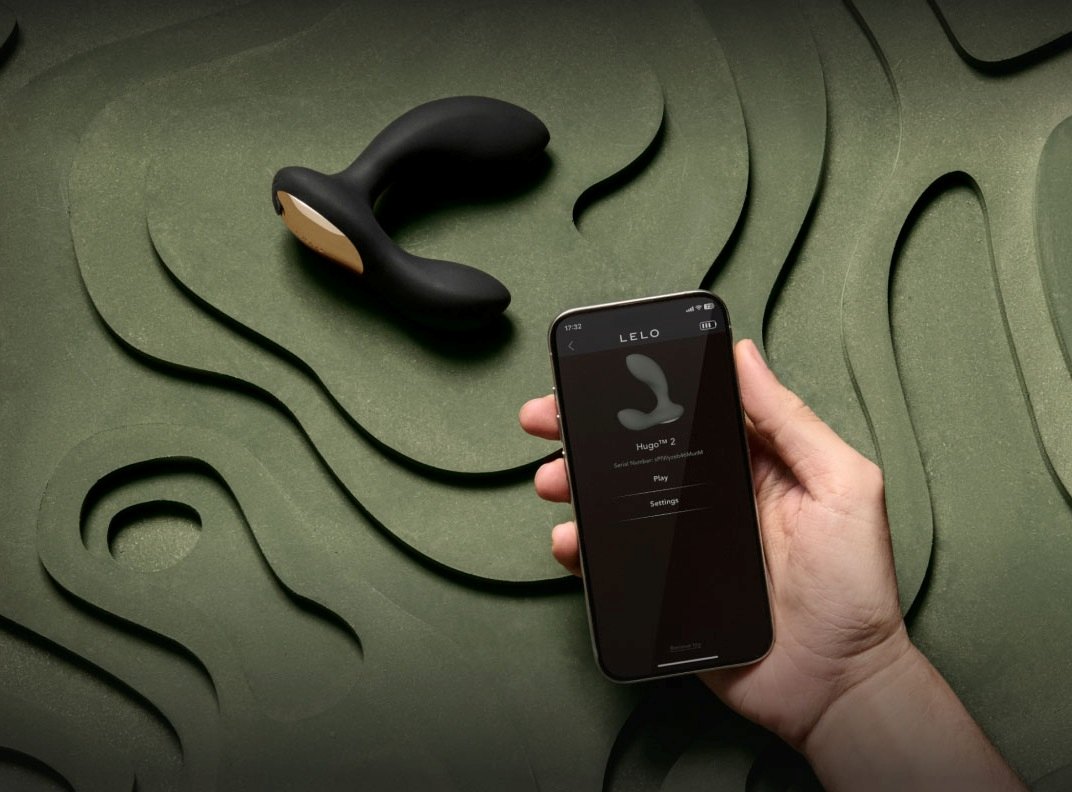 Lelo Hugo 2 Prostate Rung App Đen Cao Cấp