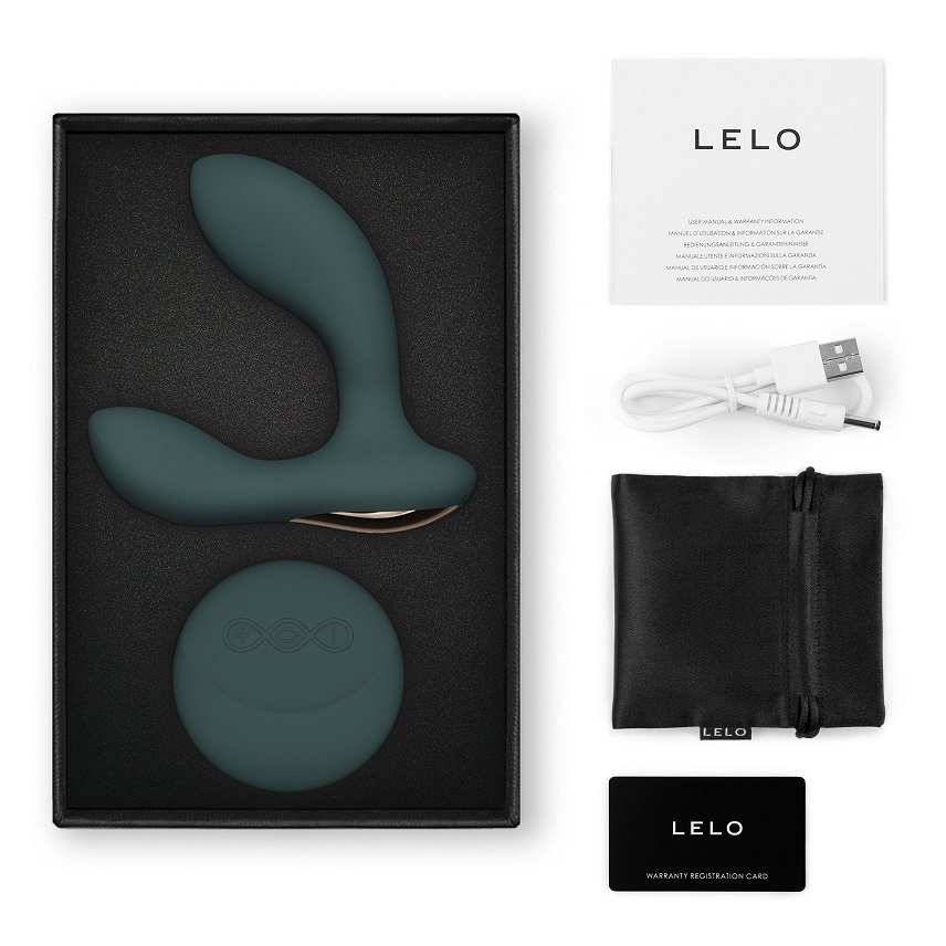Lelo Hugo 2 Rung Hậu Môn Xanh Lá Remote Siêu Mạnh
