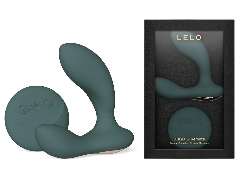 Lelo Hugo 2 Máy Rung Hậu Môn Xanh Lá Remote Siêu Mạnh