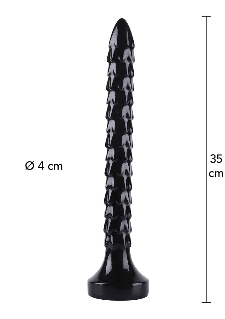 Hidden Desire Plug 35cm Đen Lớn Lấp Đầy Điên Rồ